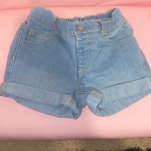 Crazy 8 toddler light jean shorts